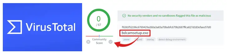 VirusTotalで安全確認済み